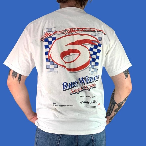 Vintage 90s Mark Martin Nascar T-shirt - Picture 3 of 5